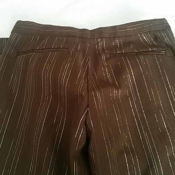 Rampage brown gold pinstripe suit - Picture 7 of 8